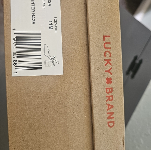 New in Box, Lucky Brand, Size 11, Brown/Carafe LK-Xarissa sandals/heels - Picture 5 of 6